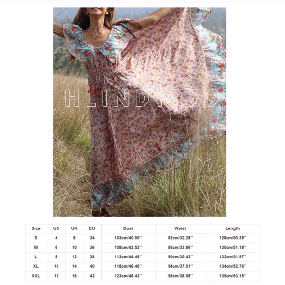 ⚠️FINAL MARKDOWN ⚠️Hosannah Maxi Dress - Lotus - Picture 6 of 8